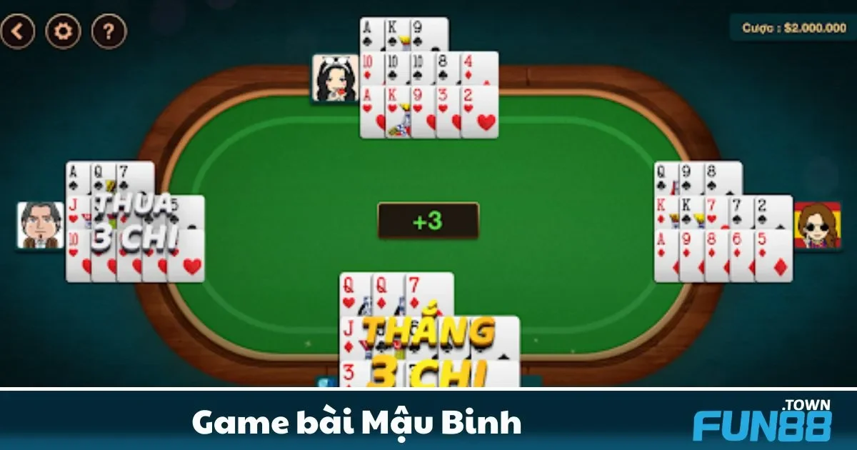Game bài Mậu Binh Fun88 – Tựa Game Tư Duy